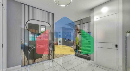 Виллы в комплексе планировки 5+1 в районе Лара - Анталия