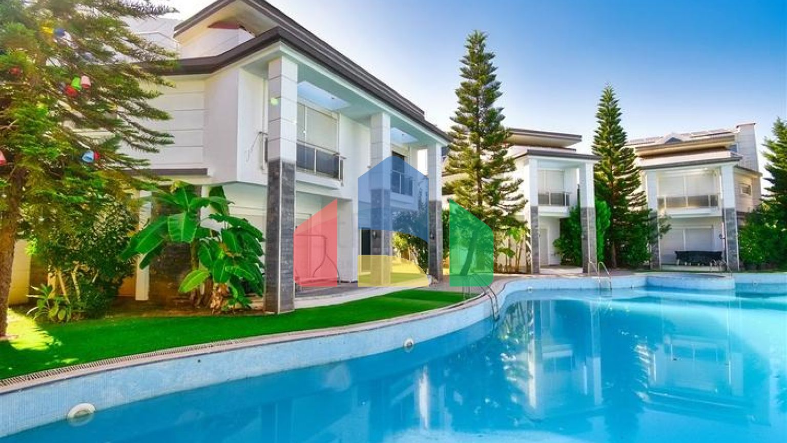 Виллы планировки 4+1 в микрорайоне Гюзельоба - Анталия