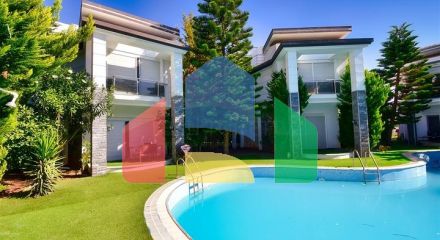 Виллы планировки 4+1 в микрорайоне Гюзельоба - Анталия