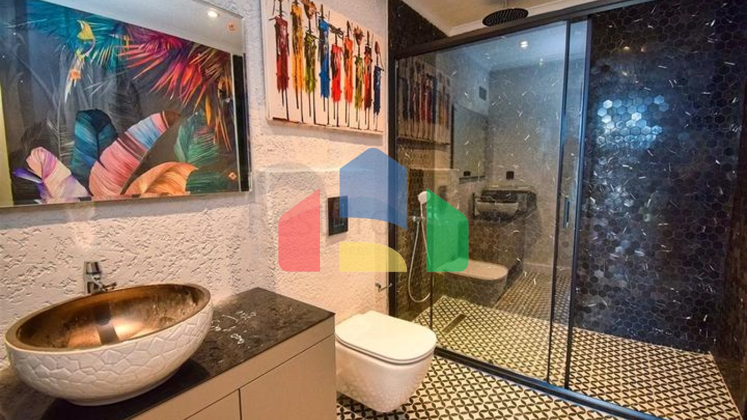 Виллы планировки 4+1 в микрорайоне Гюзельоба - Анталия