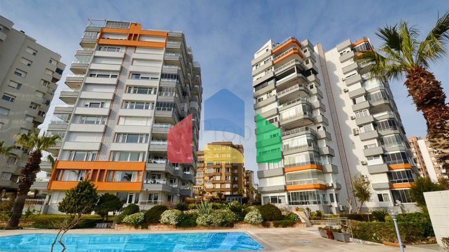 Квартира планування 4 + 1 в мікрорайоні Чаглаян - Анталія