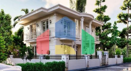Вилла планировки 5+1 в микрорайоне Эрменек - Анталия