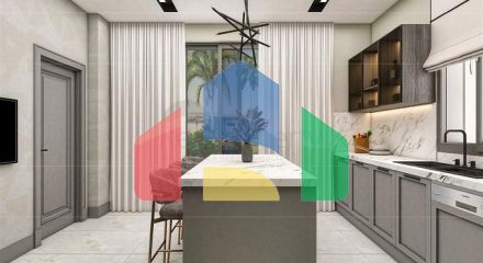 Вилла планировки 5+1 в микрорайоне Эрменек - Анталия