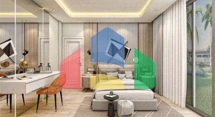 Вилла планировки 5+1 в микрорайоне Эрменек - Анталия