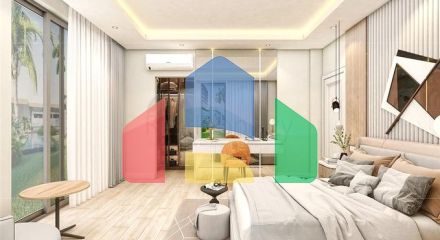 Вилла планировки 5+1 в микрорайоне Эрменек - Анталия