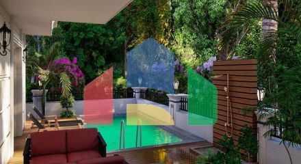 Вилла планировки 5+1 в микрорайоне Эрменек - Анталия