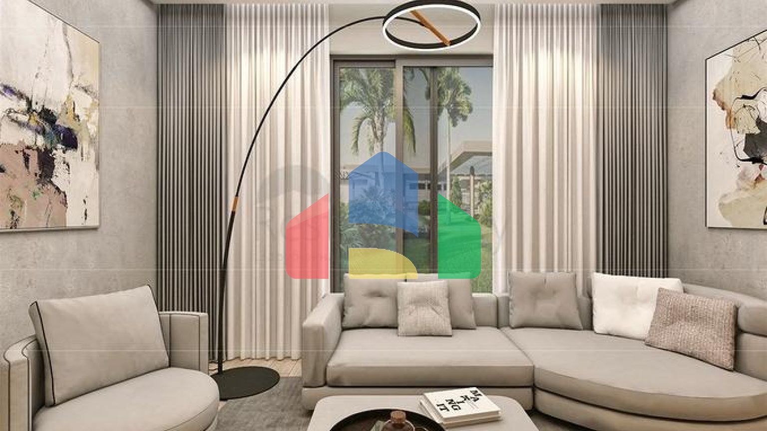 Вилла планировки 5+1 в микрорайоне Эрменек - Анталия