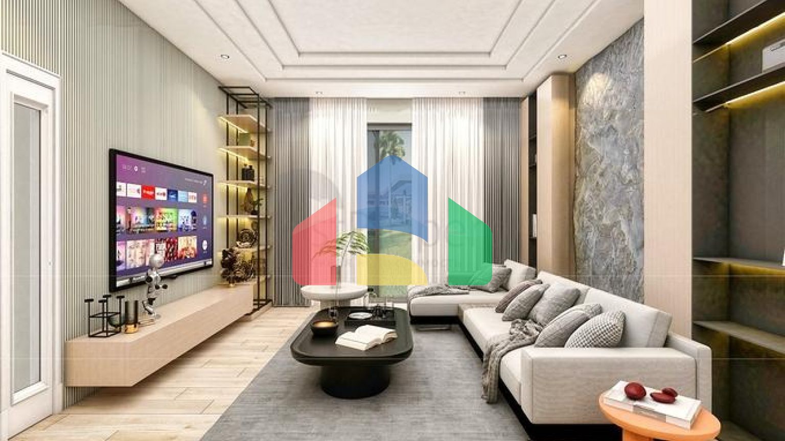 Вилла планировки 5+1 в микрорайоне Эрменек - Анталия