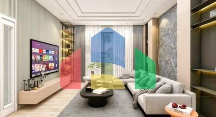 Вилла планировки 5+1 в микрорайоне Эрменек - Анталия