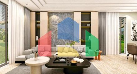 Вилла планировки 5+1 в микрорайоне Эрменек - Анталия