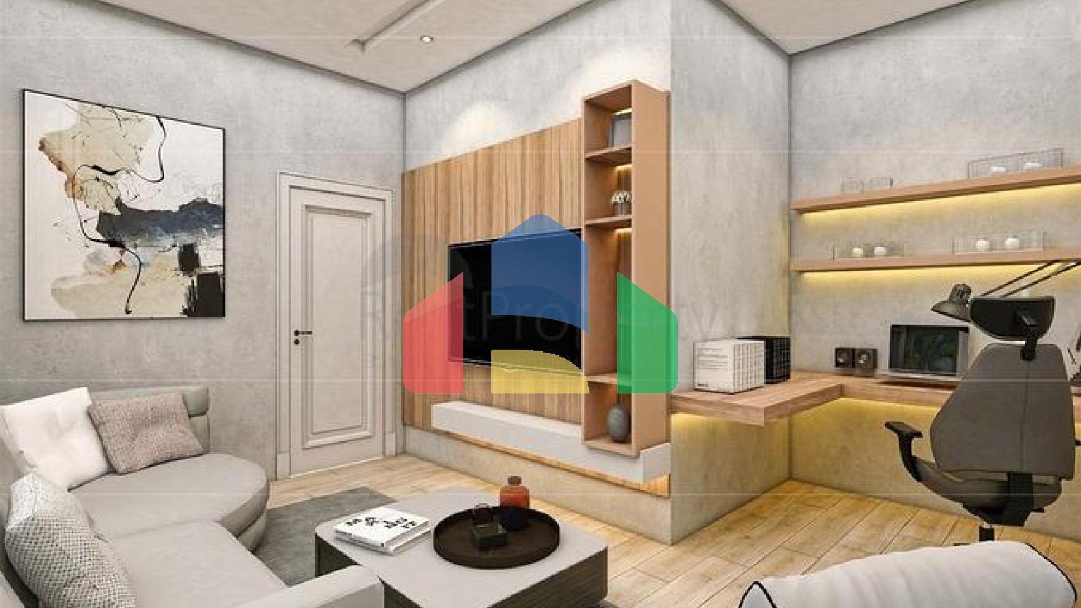 Вилла планировки 5+1 в микрорайоне Эрменек - Анталия