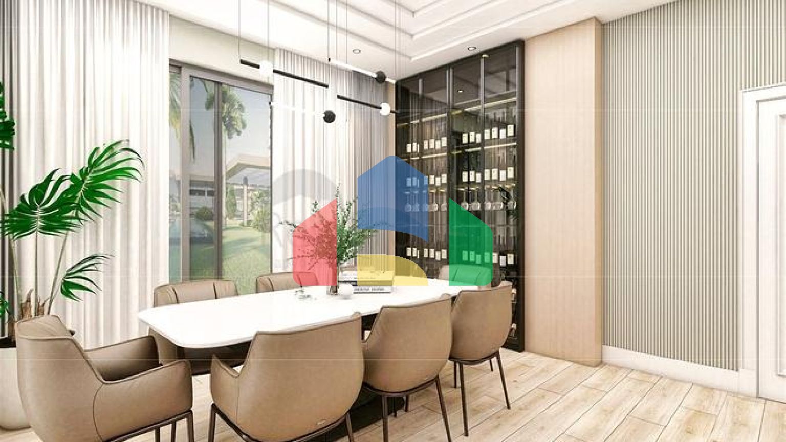 Вилла планировки 5+1 в микрорайоне Эрменек - Анталия