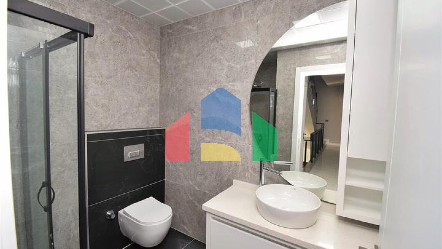 Вилла планировки 3+1 в микрорайоне Эрменек - Анталия