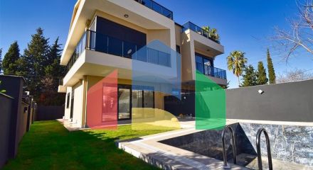 Вилла планировки 3+1 в микрорайоне Эрменек - Анталия