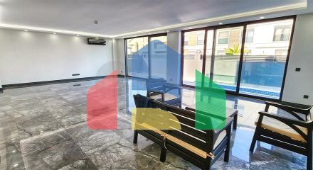 Вилла планировки 5+1 в микрорайоне Гюзельоба - Анталия