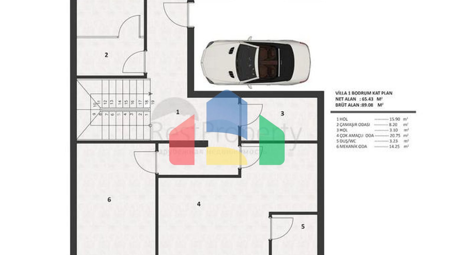 Інвестиційний проект вілли в мікрорайоні Ерменек-Анталія