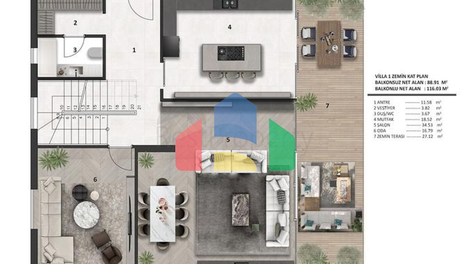 Інвестиційний проект вілли в мікрорайоні Ерменек-Анталія