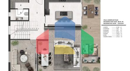 Інвестиційний проект вілли в мікрорайоні Ерменек-Анталія