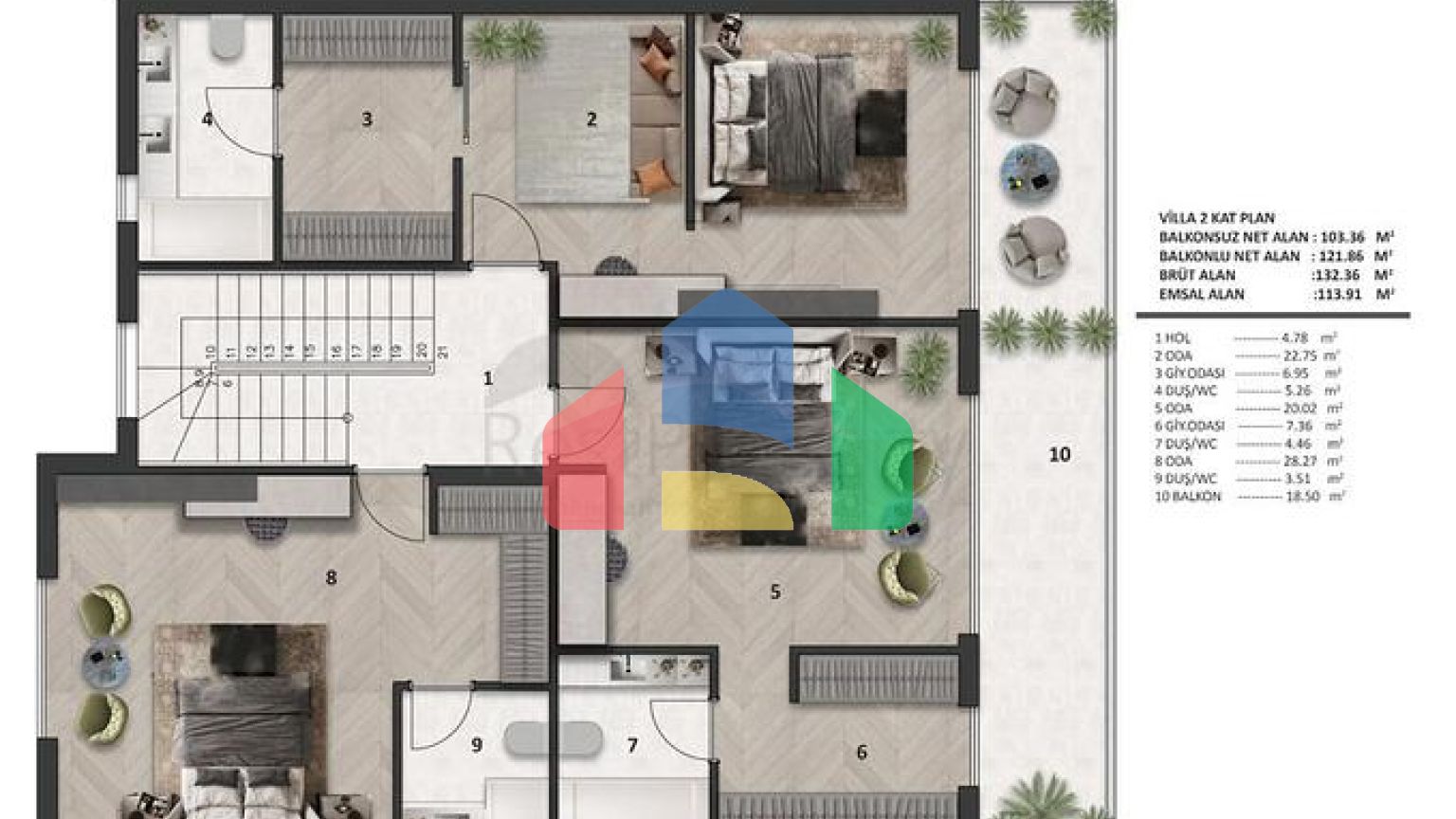 Інвестиційний проект вілли в мікрорайоні Ерменек-Анталія