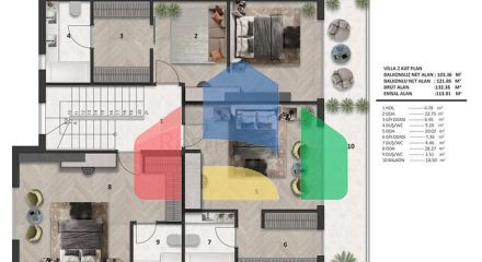 Інвестиційний проект вілли в мікрорайоні Ерменек-Анталія
