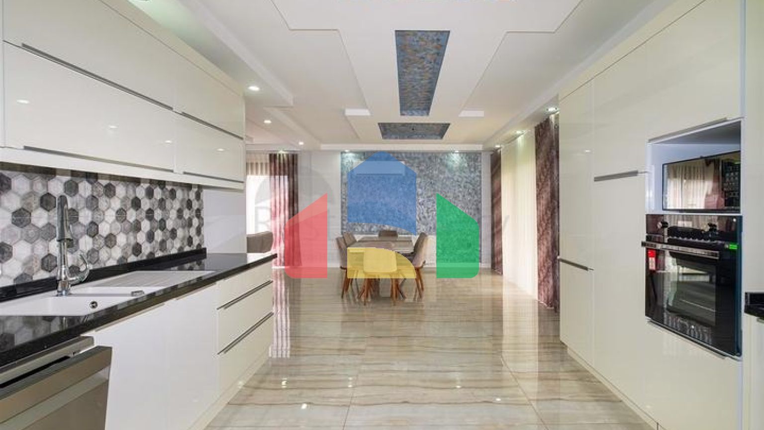 Вілла планування 5 + 1 в мікрорайоні Гюзельоба - Анталія