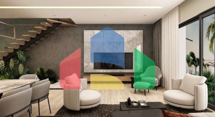 Вилла планировки 4+1 в микрорайоне Эрменек - Анталия