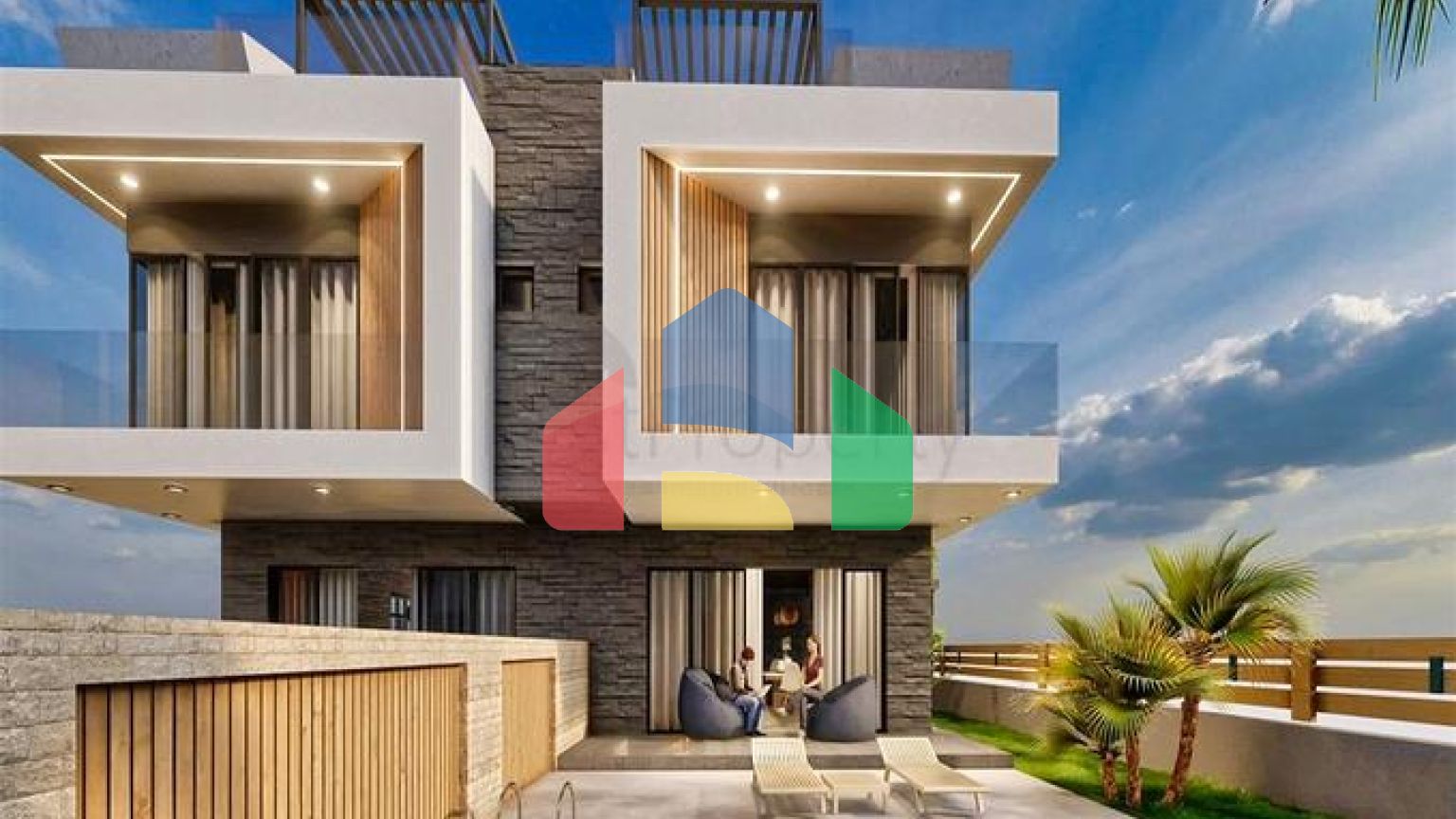 Вилла планировки 4+1 в микрорайоне Эрменек - Анталия