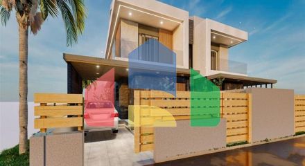 Вилла планировки 4+1 в микрорайоне Эрменек - Анталия