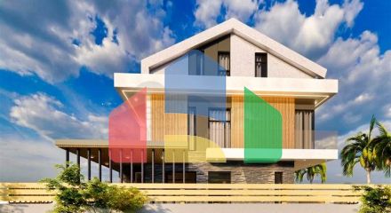 Вилла планировки 4+1 в микрорайоне Эрменек - Анталия