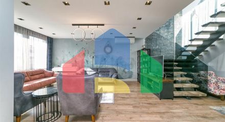 Квартира планування 4 + 1 в мікрорайоні Ерменек - Анталія