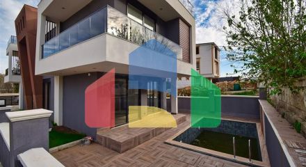 Вилла планировки 4+1 в микрорайоне Эрменек - Анталия