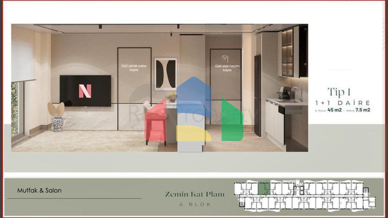 Инвестиционный проект в микрорайоне Гюзельоба - Анталия