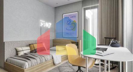 Apartments 1 + 1, 2 + 1.3 + 1.4 + 1 in a cozy complex in Lara district - Antalya