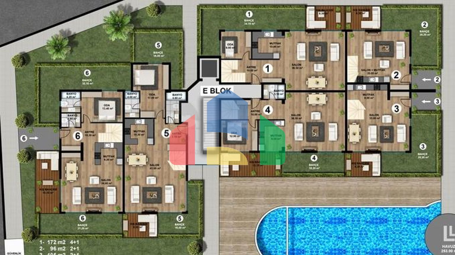 Новий житловий комплекс з багатою інфраструктурою в районі Лара