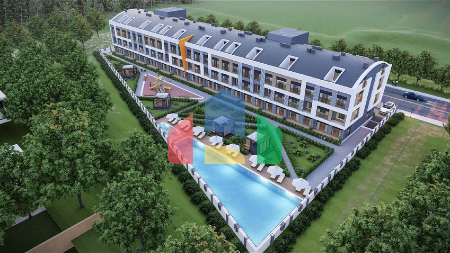 Новий житловий комплекс в районі Лара-Анталія