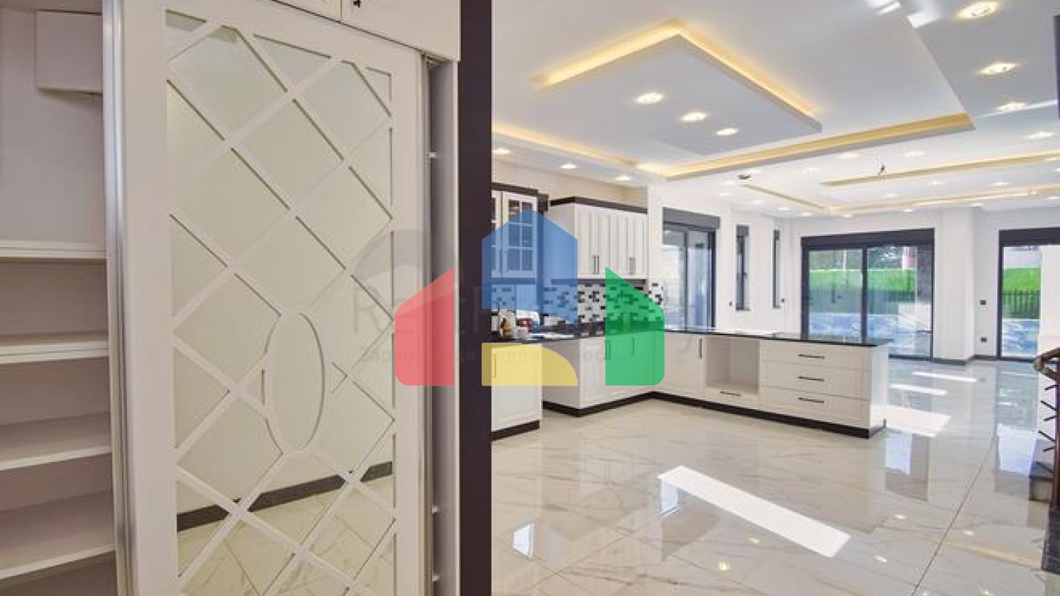 Вилла планировки 5+1 в районе Лара - Анталия