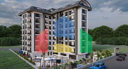 Квартиры в комплексе  Areal Residence, Авсаллар