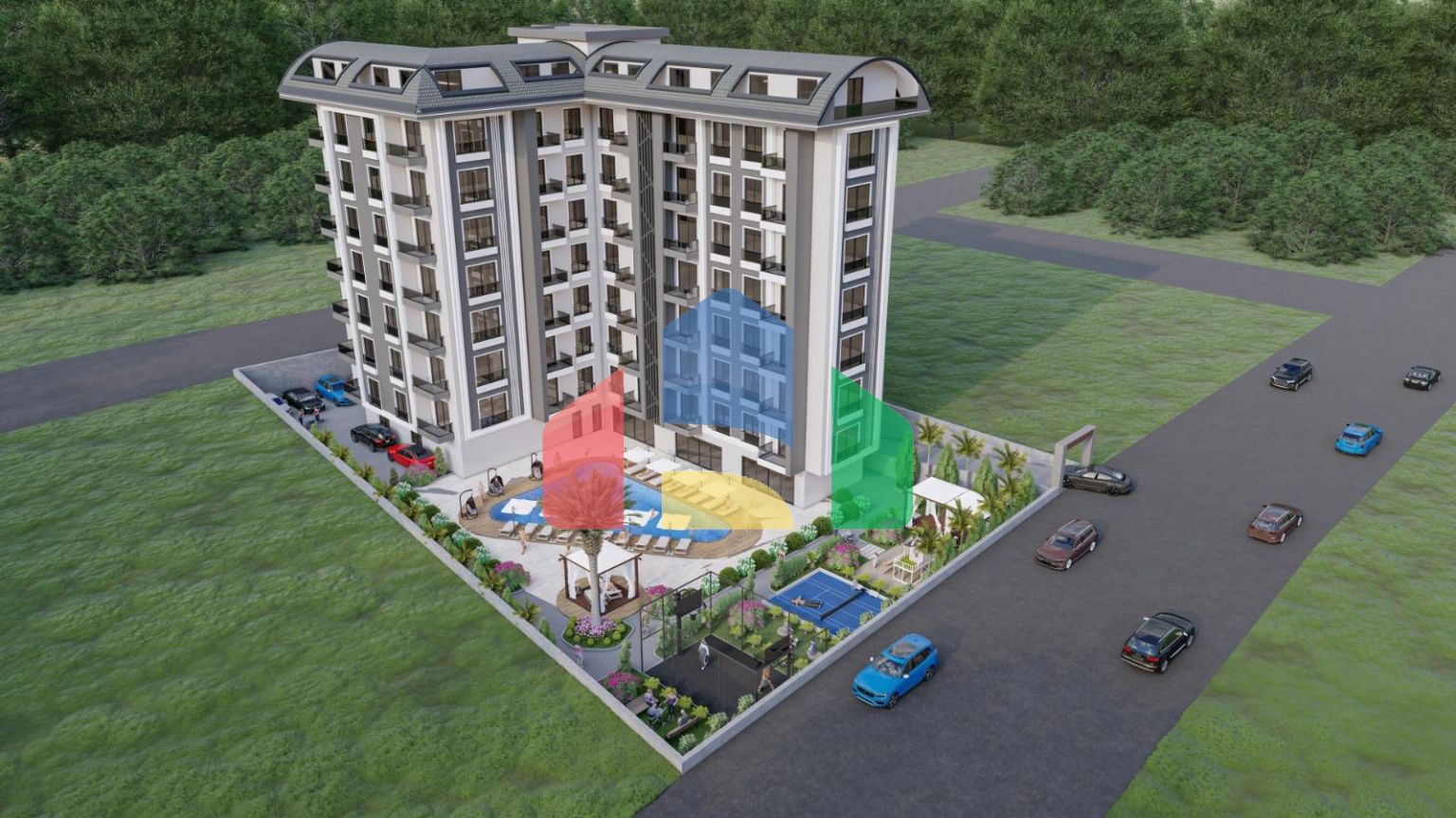 Квартиры в комплексе  Areal Residence, Авсаллар