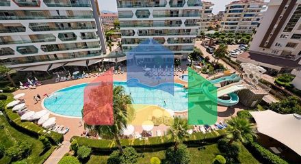 Квартира 1 + 1 в районі Авсаллар в 750 м від моря