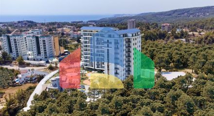 Квартиры 1+1 и 2+1 на стадии строительства в районе Авсаллар