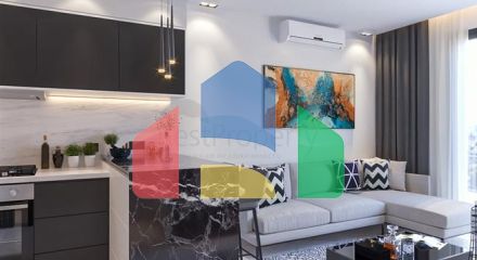 Квартири 1+1 і 2 + 1 на стадії будівництва в районі Авсаллар