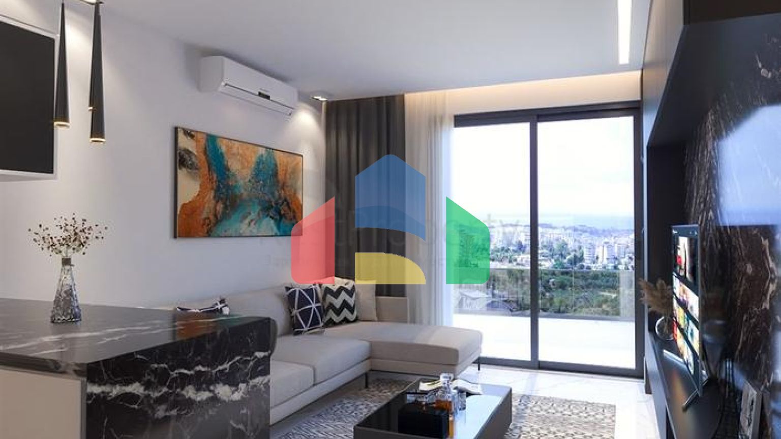 Квартири 1+1 і 2 + 1 на стадії будівництва в районі Авсаллар