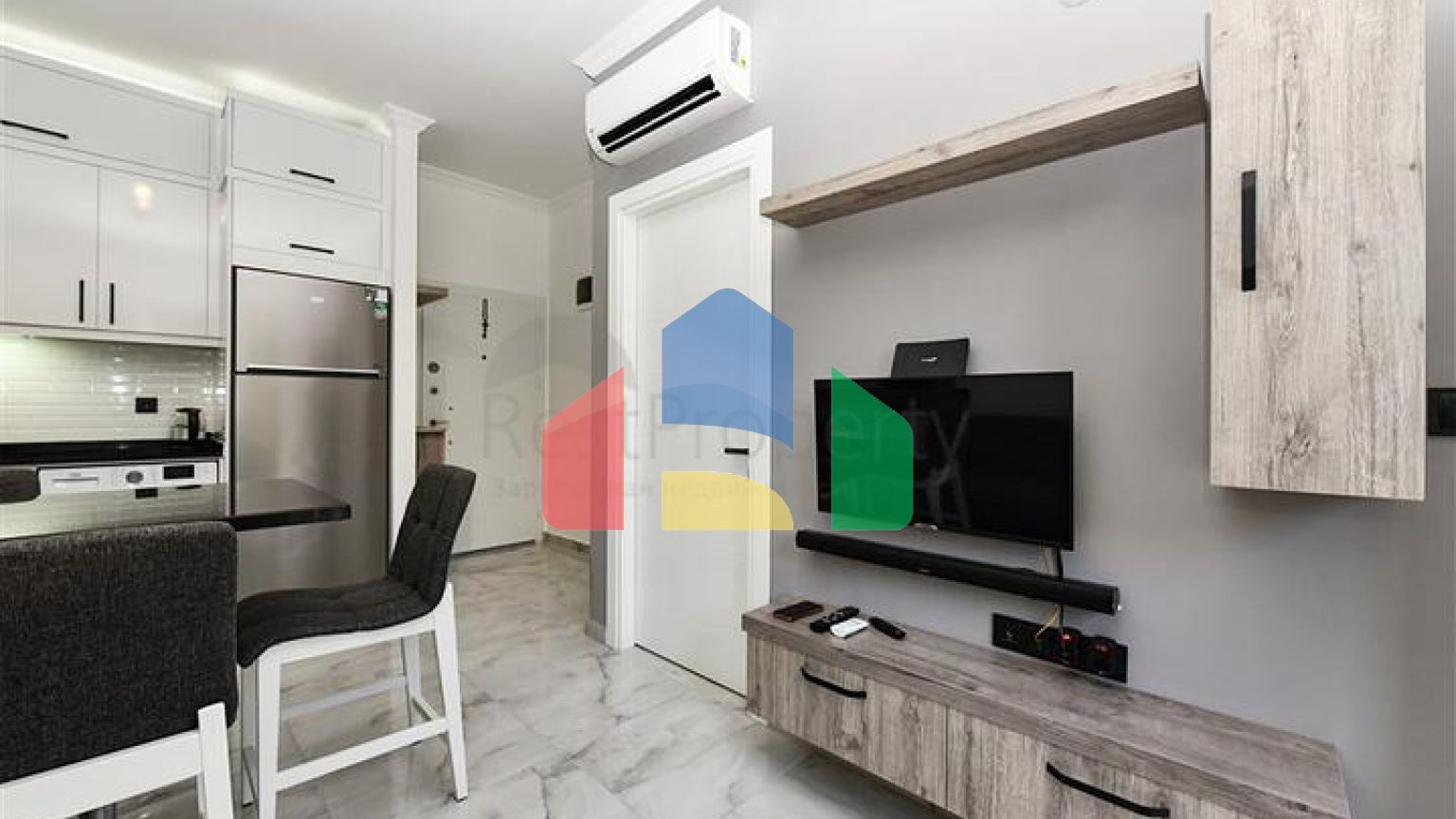 Меблированная квартира 1+1 в Авсалларе