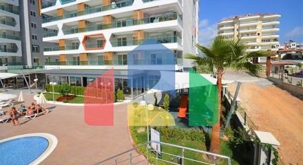 Квартира 1+1 в комплексе с отельной инфраструктурой в районе Авсаллар