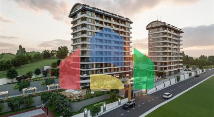 Installment properties in Alanya- Under Construction Project in Avsallar / Alanya