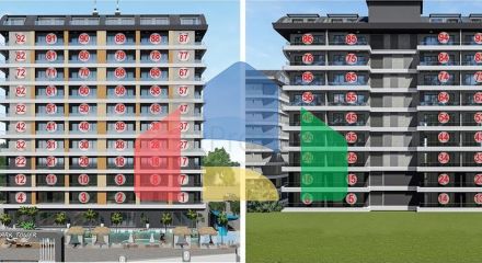 Installment properties in Alanya- Under Construction Project in Avsallar / Alanya
