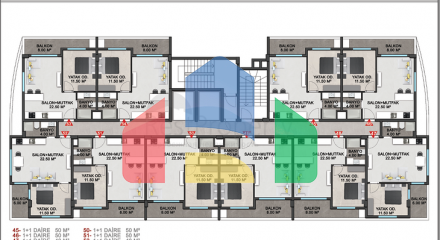 Installment properties in Alanya- Under Construction Project in Avsallar / Alanya