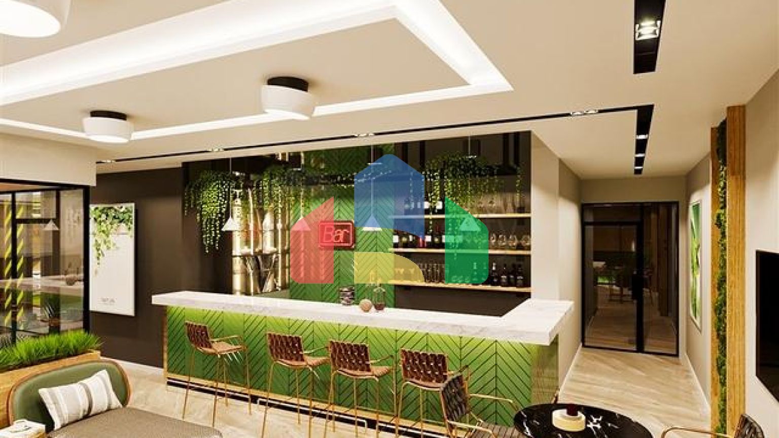 Квартира 1+1 в районе Авсаллар