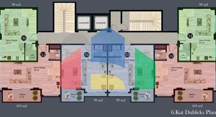 Новый инвестиционный проект в районе Авсаллар с планировками 2+1 и 1+1