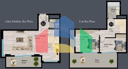 Новый инвестиционный проект в районе Авсаллар с планировками 2+1 и 1+1